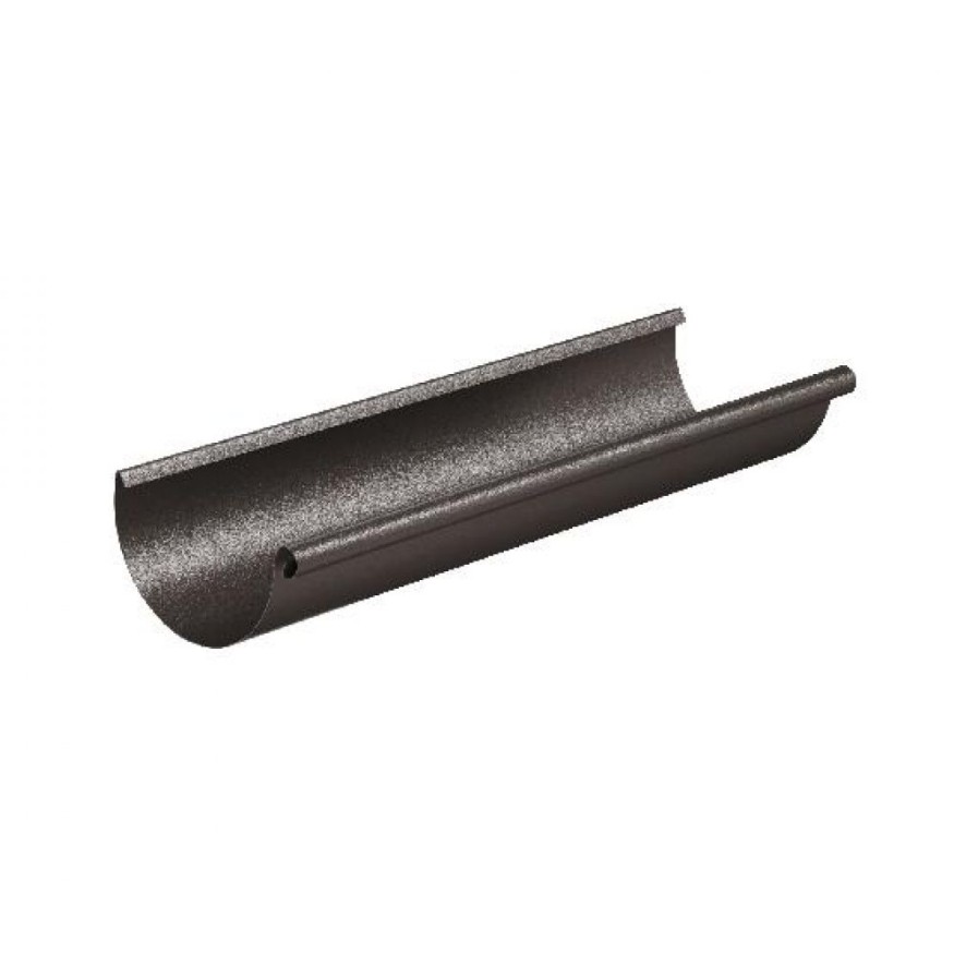 Водосточный желоб Aquasystem RR 32, тёмно-коричневый матовый, длина 3.00 м, размеры 125/90. купить в Ростове