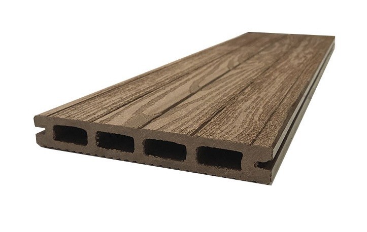 Доска террасная ДПК NanoWood «Lite» Derevo двусторонняя - Шоколад 140×20 см купить в Ростове