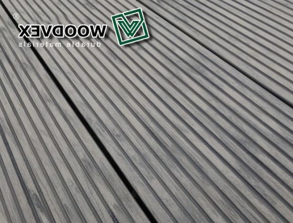 Террасная доска WOODVEX Select серого цвета &amp;quot;Дым&amp;quot; из ДПК купить в Ростове