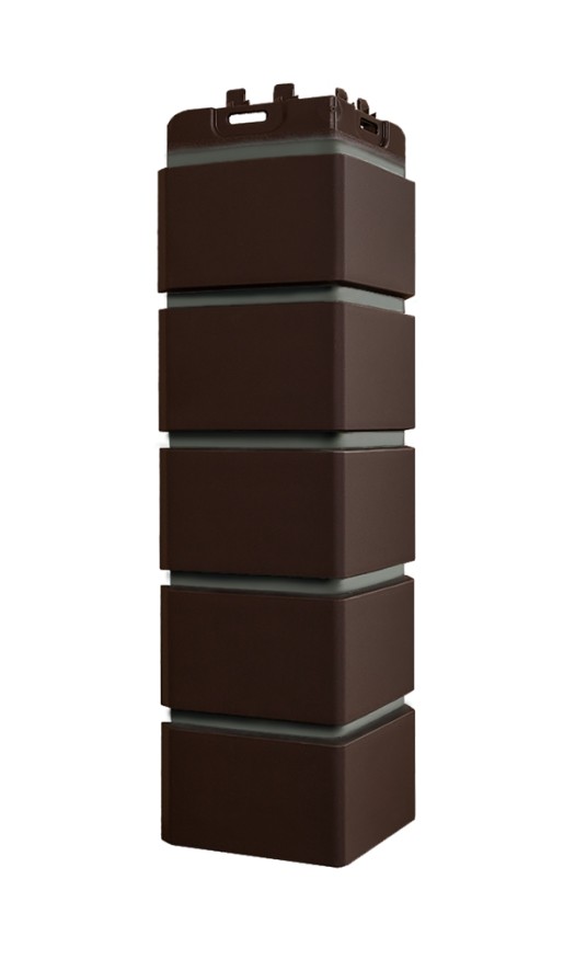 Угол Grand Line, Клинкерный кирпич Design, Цвет Шоколад. купить в Ростове
