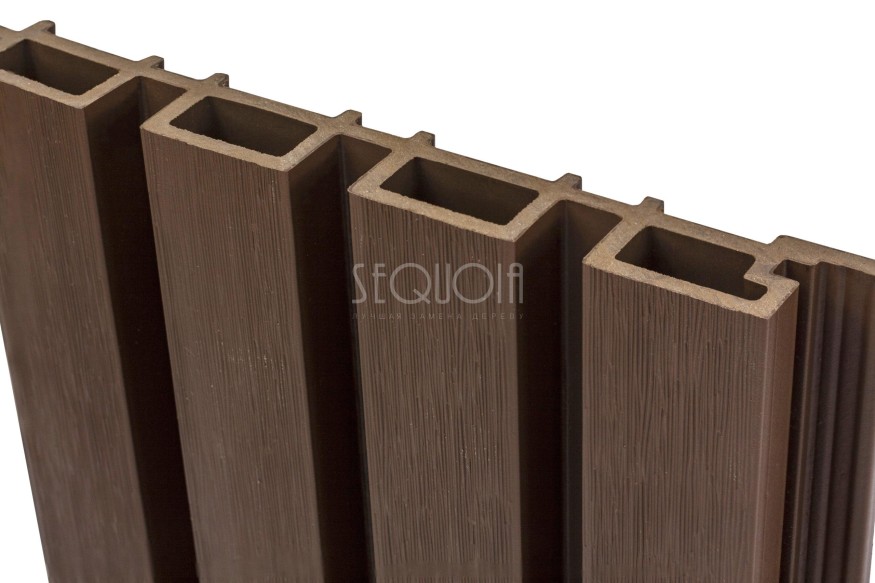 Доска фасадная SEQUOIA co-extrusion Коричневая купить в Ростове