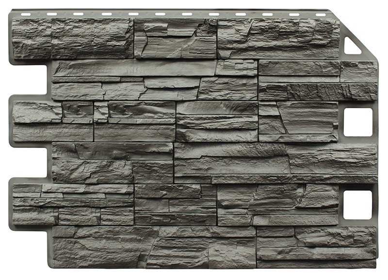 Фасадная панель Royal Stone, Скалистый камень, Квебек. купить в Ростове
