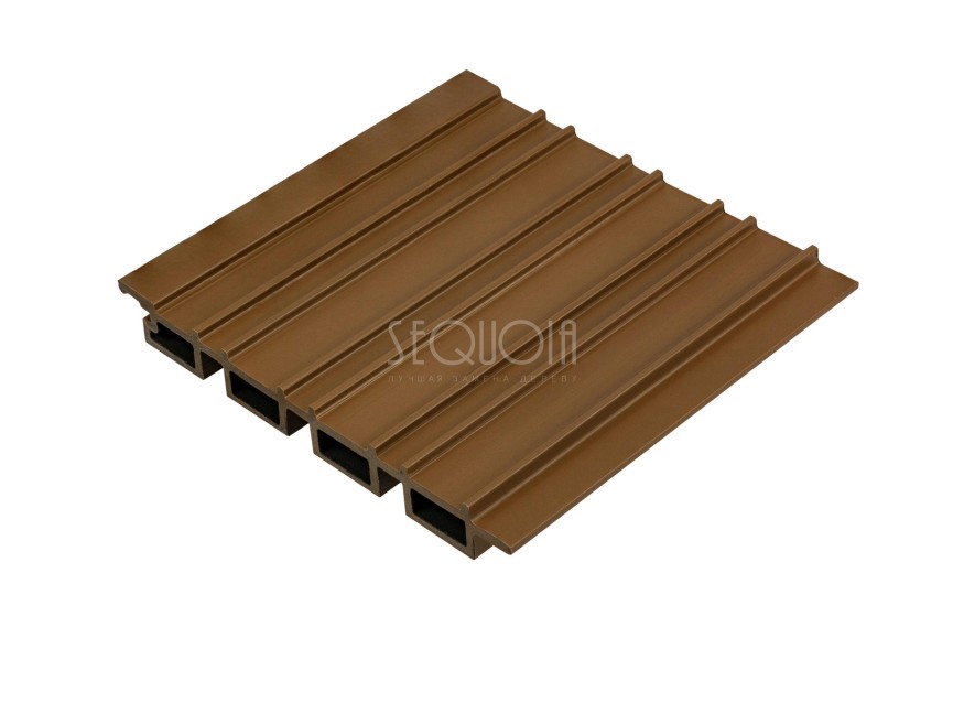 Доска фасадная SEQUOIA co-extrusion Светло-коричневая купить в Ростове