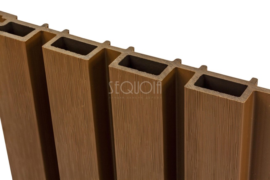 Доска фасадная SEQUOIA co-extrusion Светло-коричневая купить в Ростове