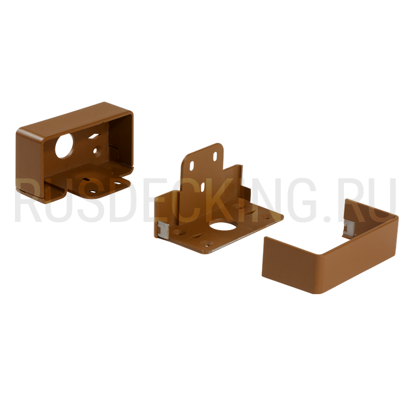 Комплект крепления перил прямое RusDecking Unodeck Орех купить в Ростове