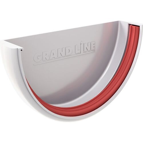 Заглушка для желоба Grand Line, белого цвета. купить в Ростове