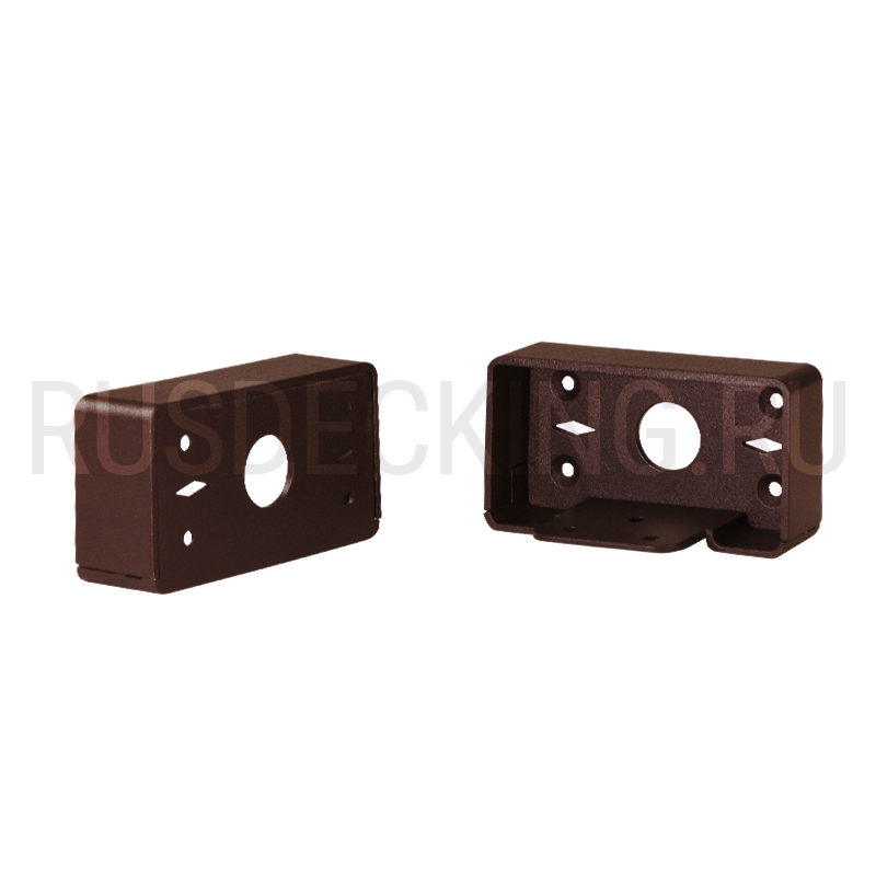 Комплект крепления перил прямое RusDecking Unodeck Венге купить в Ростове