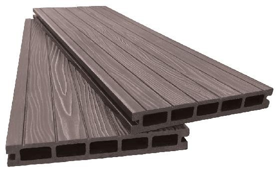Террасная доска ДПК 3D AYTECHPLAS 160x22 шоколадная купить в Ростове