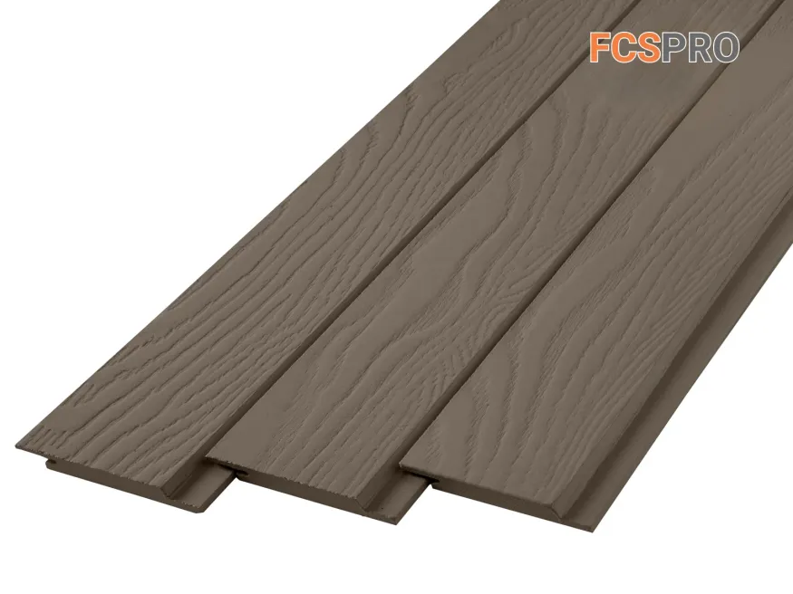 Фиброцементный сайдинг FCSPRO Click Shtil F64 (Серая глина) купить в Ростове