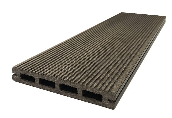 Доска террасная ДПК NanoWood «Lite» Velvetto односторонняя - Венге 140x20 см купить в Ростове