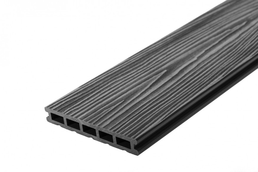Террасная доска из ДПК RusDecking Unodeck Mogano - Цвет графит купить в Ростове