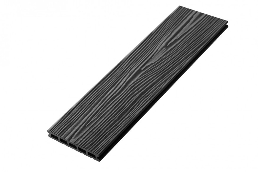 Террасная доска из ДПК RusDecking Unodeck Mogano - Цвет графит купить в Ростове