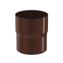 Соединитель трубы Aquasystem, PU MATT, RAL 8017 Коричневый 150/100