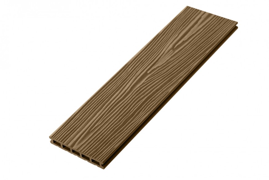 Террасная доска ДПК RusDecking Unodeck Могано - Цвет ореха купить в Ростове