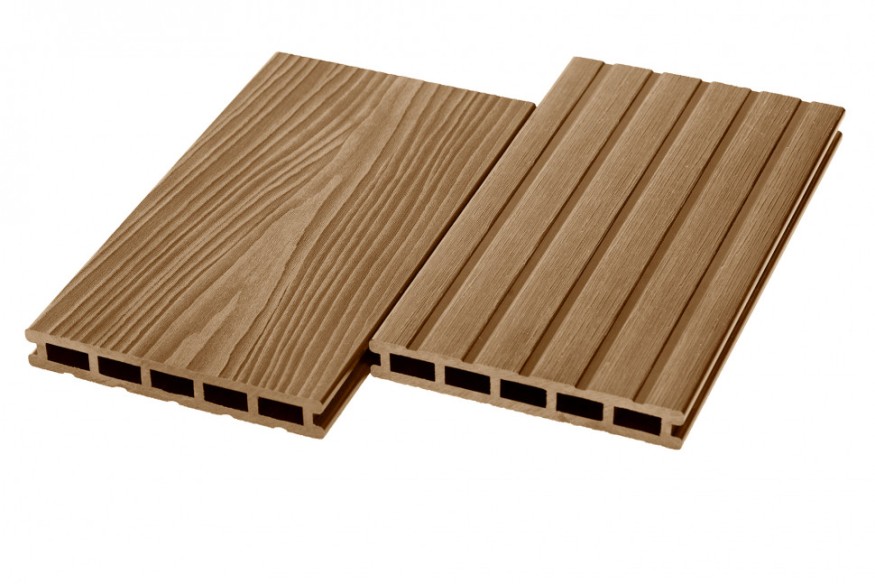 Террасная доска ДПК RusDecking Unodeck Могано - Цвет ореха купить в Ростове