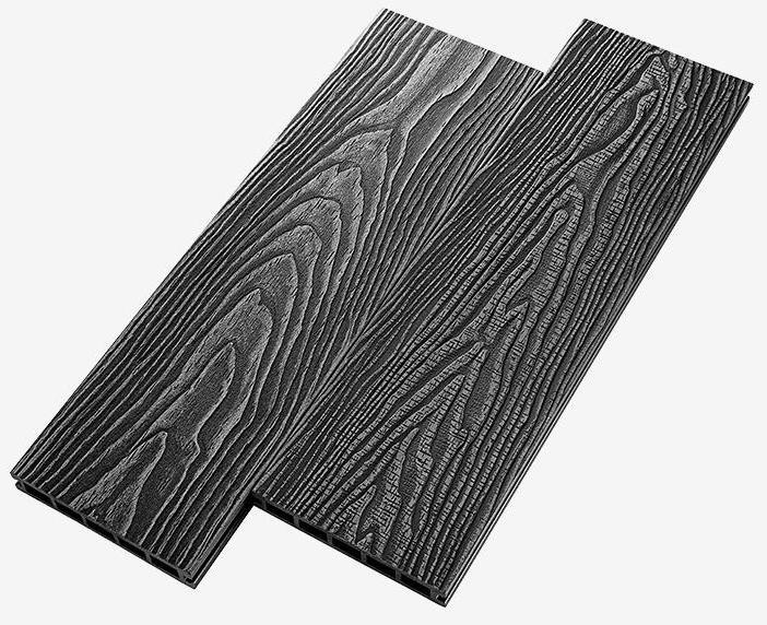 Террасная доска из композитного материала RusDecking Unodeck Vintage - Цвет Графит купить в Ростове