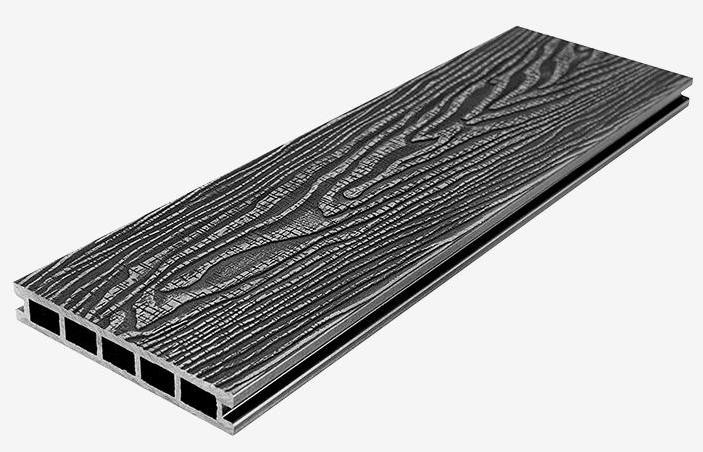 Террасная доска из композитного материала RusDecking Unodeck Vintage - Цвет Графит купить в Ростове