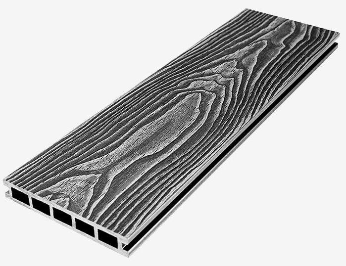 Террасная доска из композитного материала RusDecking Unodeck Vintage - Цвет Графит купить в Ростове