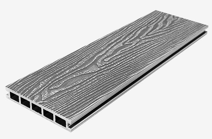 Террасная доска из ДПК RusDecking Unodeck Vintage - Цвет: Серый купить в Ростове