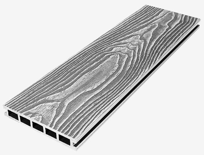 Террасная доска из ДПК RusDecking Unodeck Vintage - Цвет: Серый купить в Ростове