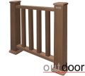 Ограждение из ДПК Outdoor Classic 3D STORM в коричневом миксе. купить в Ростове