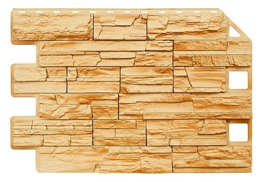 Фасадная панель Royal Stone, Скалистый камень, Буффало. купить в Ростове