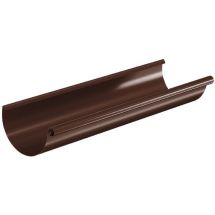 Водосточный желоб Aquasystem, коричневый RAL 8017, длина 3.00 м, размер 125/90.