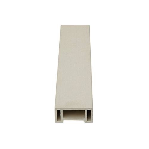 Перила из профиля CM Decking 90х45 в цвете белое дерево купить в Ростове