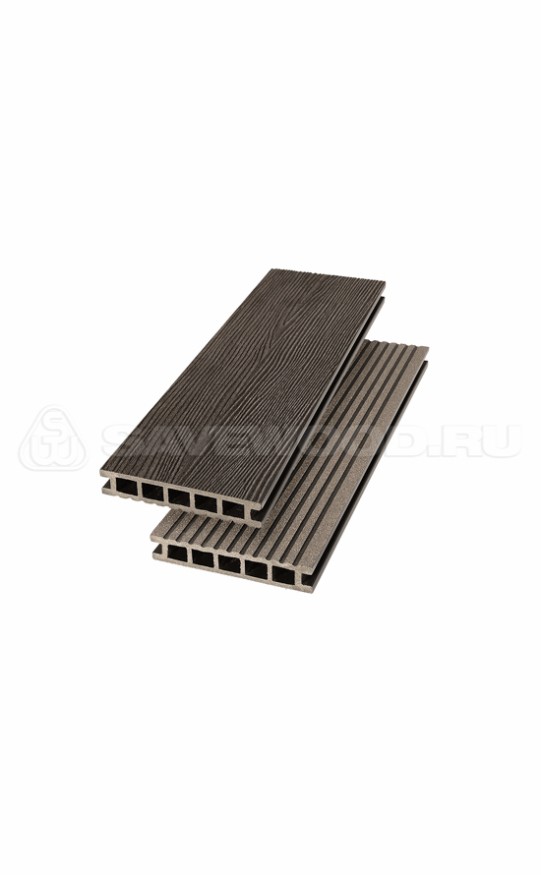 Террасная доска ДПК SaveWood, SW Ornus (R), Темно-коричневый купить в Ростове