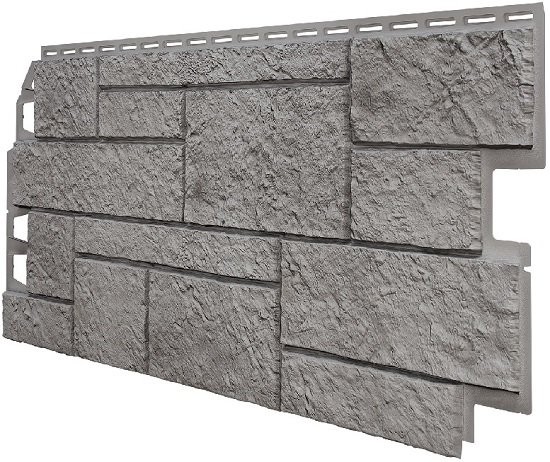 Фасадная панель VOX Sandstone (Сандстоун) светло-серого цвета купить в Ростове