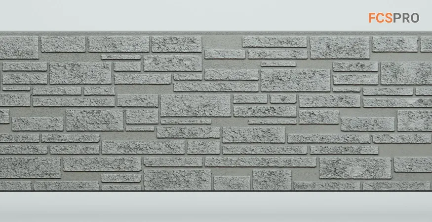 Фиброцементные панели FCS Simple АА1 (под камень) купить в Ростове