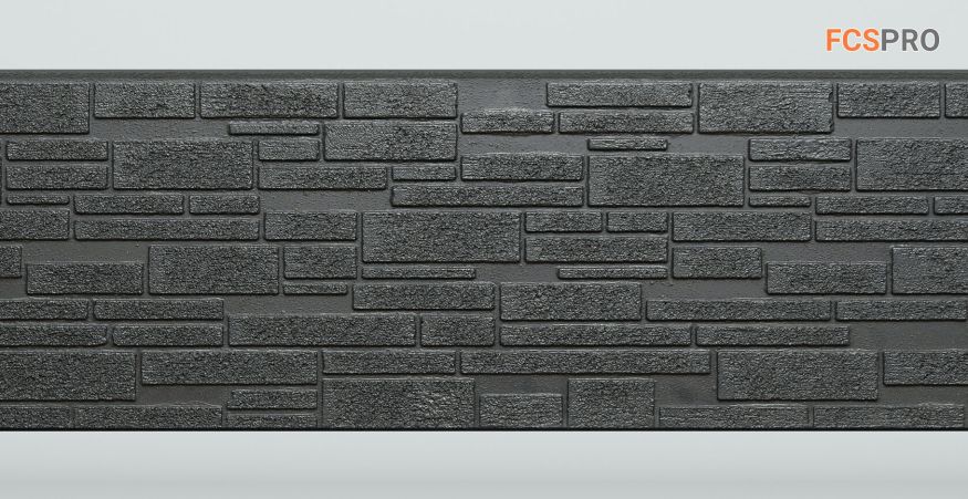 Фиброцементные панели FCS Simple АА1 (под камень) купить в Ростове