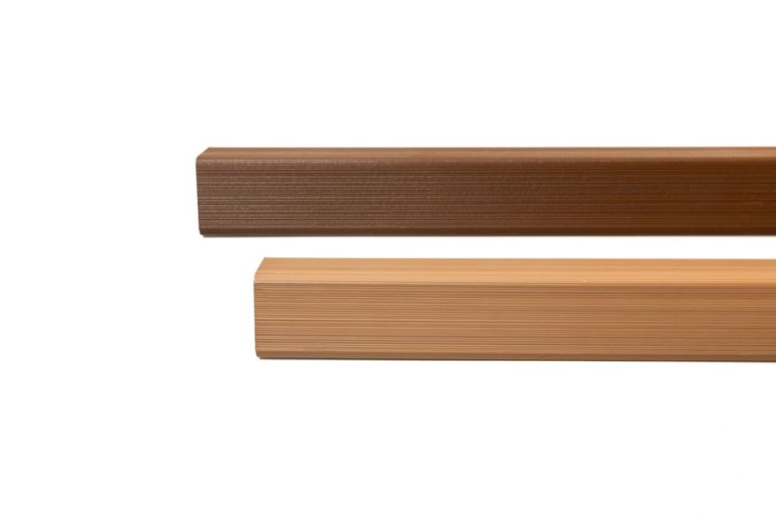 Уголок торцевой Ecodecking Скай коэкструзия Тик купить в Ростове