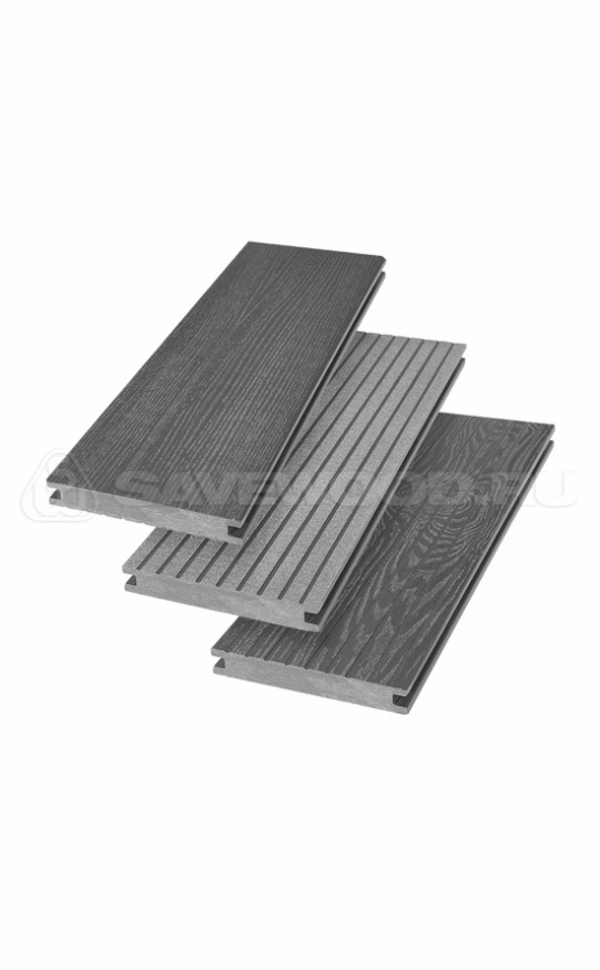 Террасная доска ДПК SaveWood, SW Fraxinus (R), Графит купить в Ростове