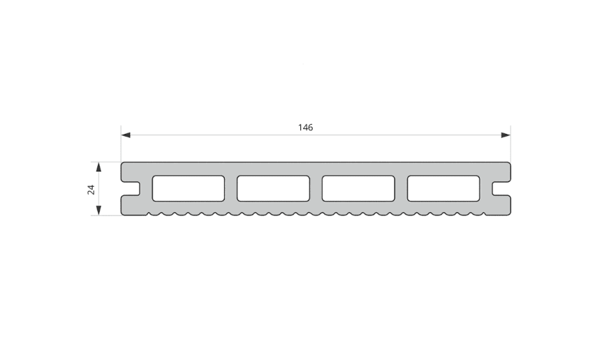 Террасная доска Экодекинг Топ, Венге купить в Ростове