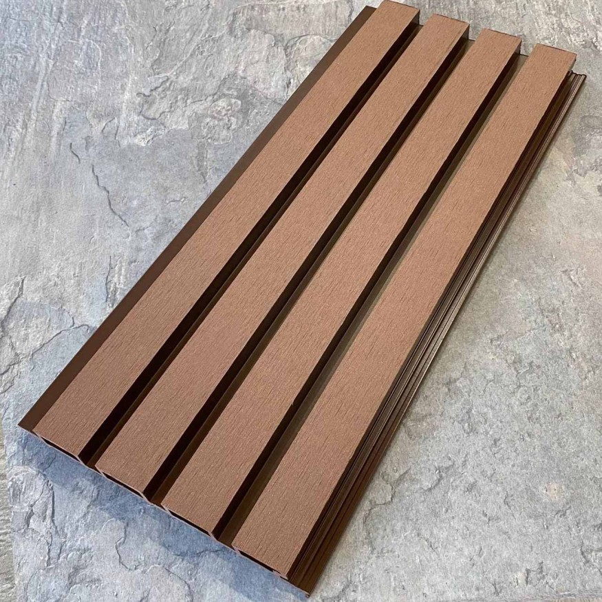 Фасадная реечная панель EasyDecking, Wood-X, Коричневый купить в Ростове
