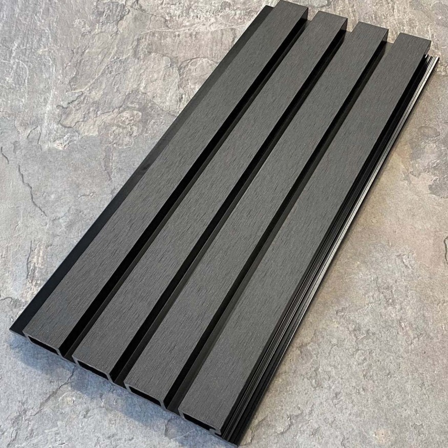 Фасадная реечная панель EasyDecking, Wood-X, Черное дерево купить в Ростове