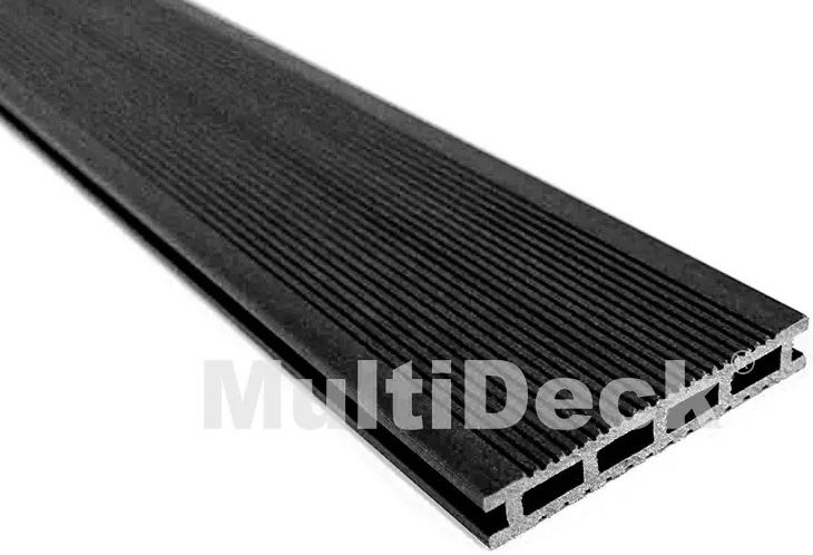 Террасная доска из ДПК MultiDeck Черный бархатный оттенок купить в Ростове