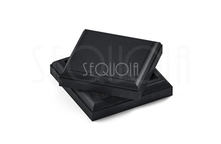 Комплект крышка и юбка для столба SEQUOIA BLACK купить в Ростове