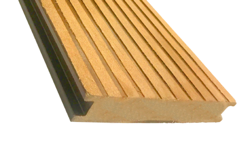 Террасная доска ECODECKING Premium в желтом цвете из ДПК купить в Ростове