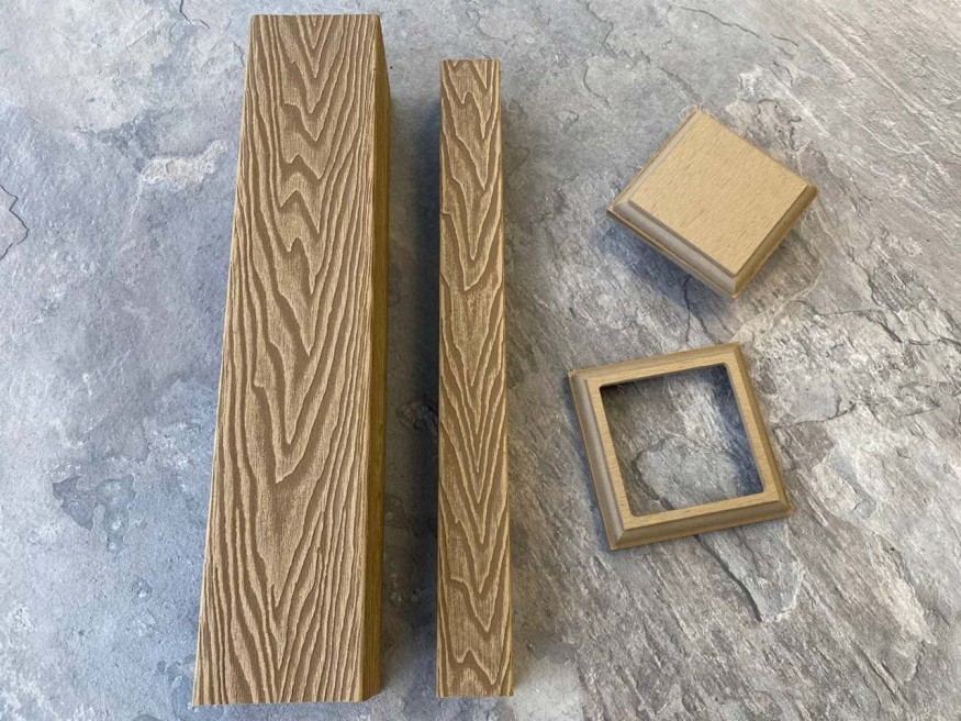 Столб для ограждения из ДПК EasyDecking, Wood-X, Дуб купить в Ростове
