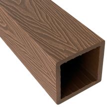 Столб для ограждения из ДПК EasyDecking, Wood-X, Коричневый
