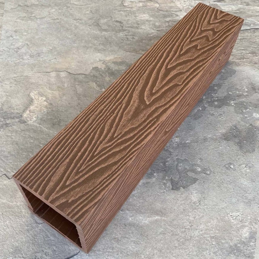 Столб для ограждения из ДПК EasyDecking, Wood-X, Коричневый купить в Ростове
