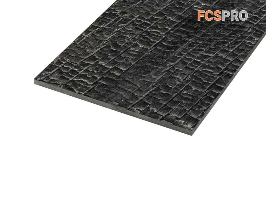 Фиброцементная панель FCSPRO Decor Wood Угольное купить в Ростове