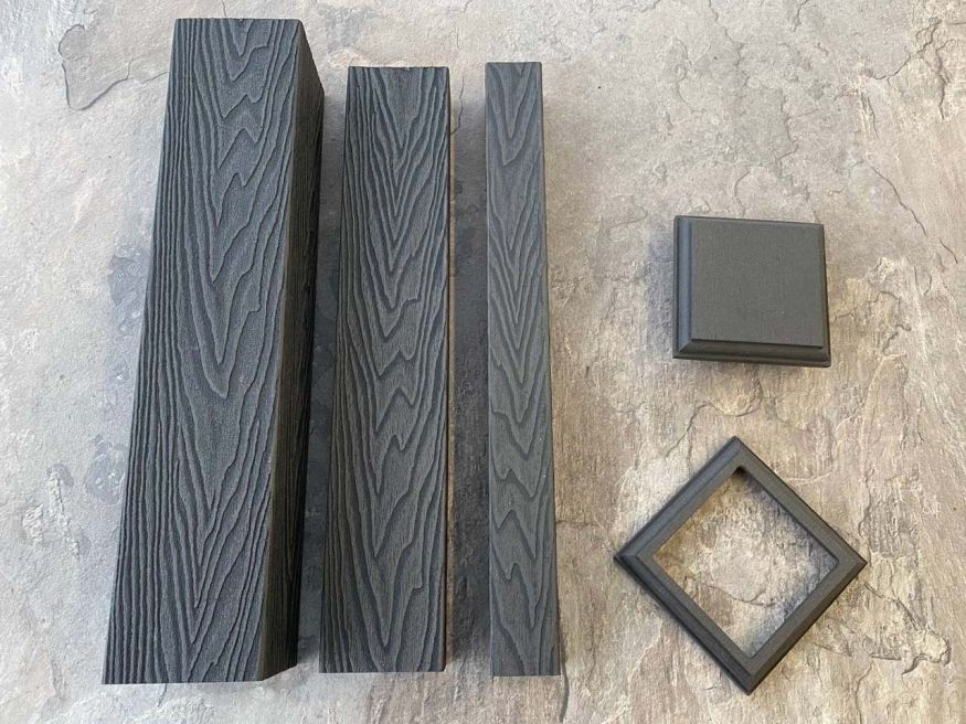 Перила для ограждений из ДПК EasyDecking, Wood-X, Черное дерево купить в Ростове