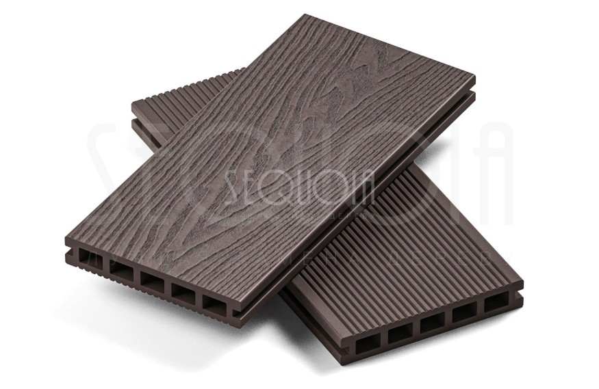 Доска террасная ДПК 3D SEQUOIA Evolution BROWN купить в Ростове