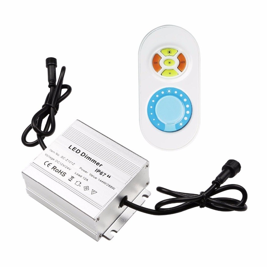 LED Диммер IP67 с дистанционным управлением до 60W Woodvex купить в Ростове
