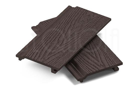 Доска фасадная ДПК 3D SEQUOIA Evolution WOOD BROWN купить в Ростове