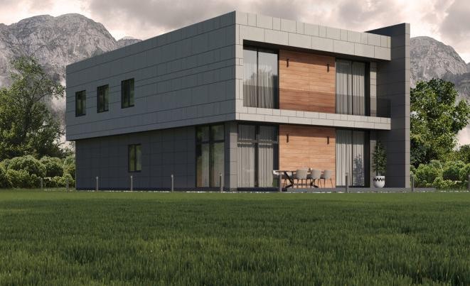 Фиброцементный сайдинг Roofas COLOR Line Светло-серый купить в Ростове