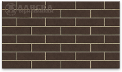 Фасадные термопанели Аляска серия Классика 33. Amsterdam brown купить в Ростове